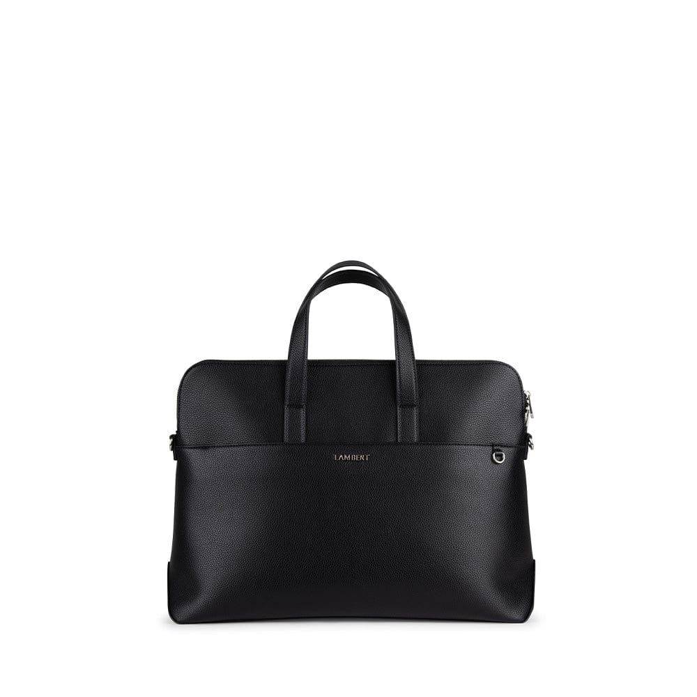 Le Malorie Mallette 2-en-1 en cuir vegan noir - Lambert