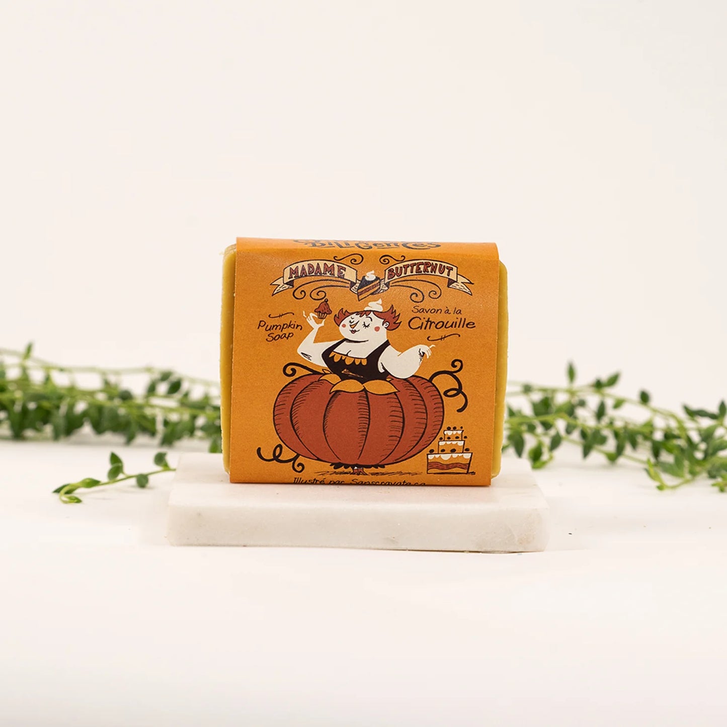 Savon en barre Madame Butternut 100g - Savonnerie des Diligences