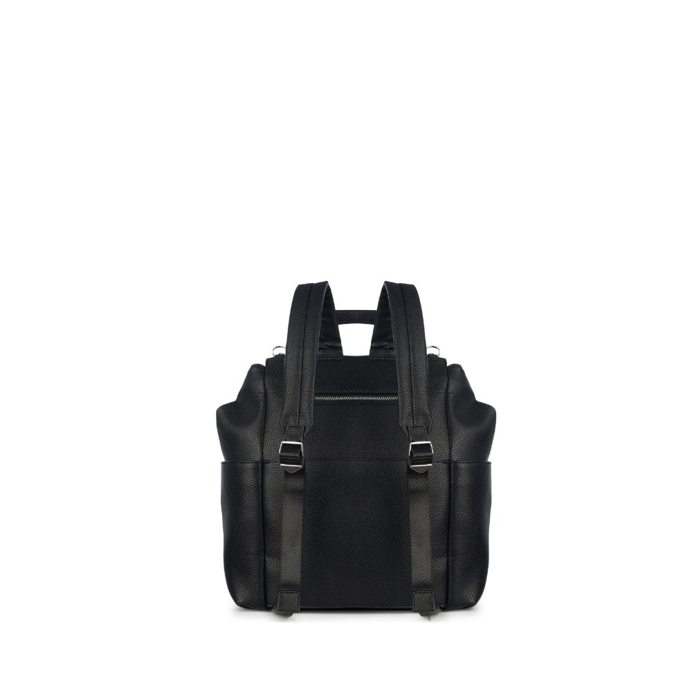 Le Nala Sac à couches en cuir vegan noir recyclé - Lambert