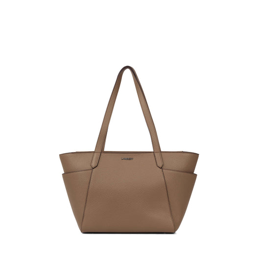 Le Opale Moyen sac fourre-tout en cuir vegan taupe - Lambert
