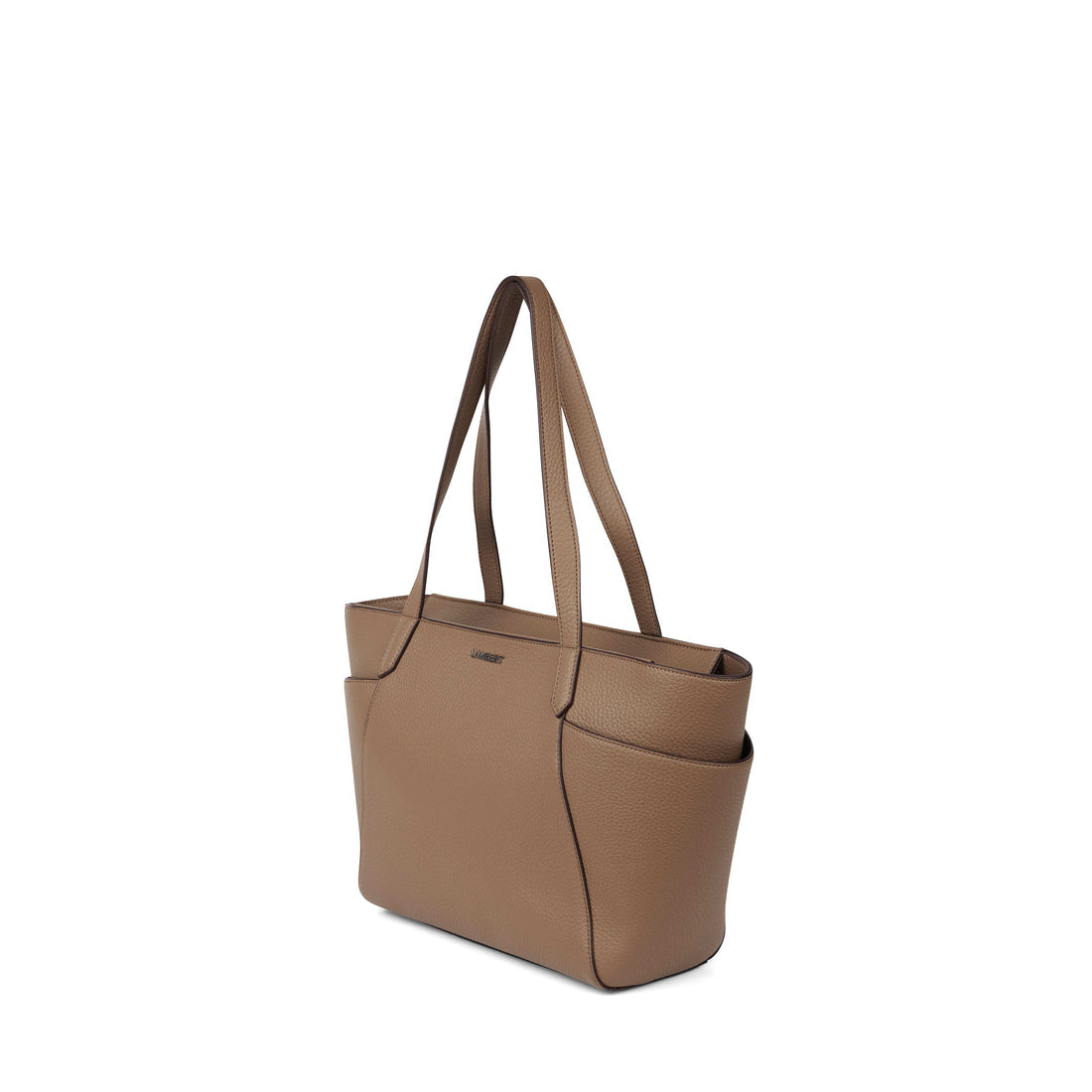 Le Opale Moyen sac fourre-tout en cuir vegan taupe - Lambert