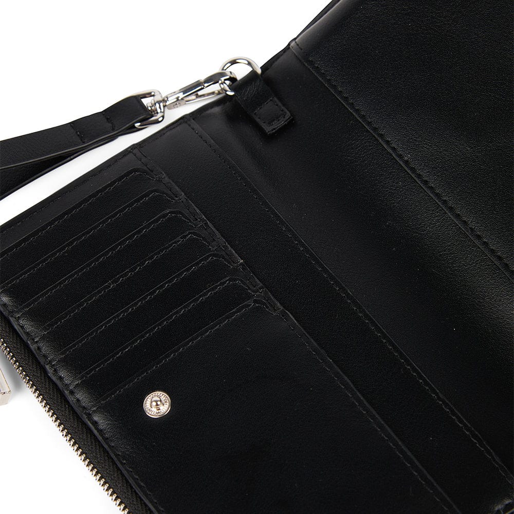Le Quinn Portefeuille en cuir vegan noir - Lambert