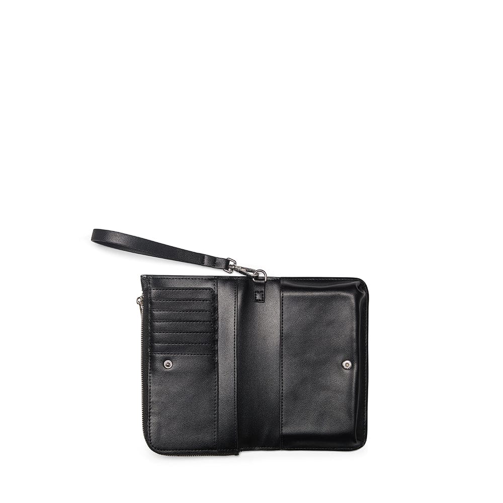 Le Quinn Portefeuille en cuir vegan noir - Lambert
