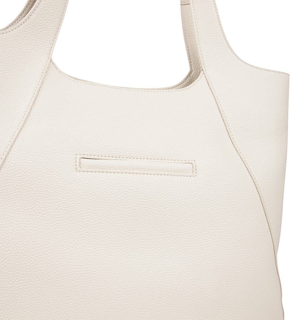 Le Stacey Sac fourre-tout en cuir vegan porcelain - Lambert