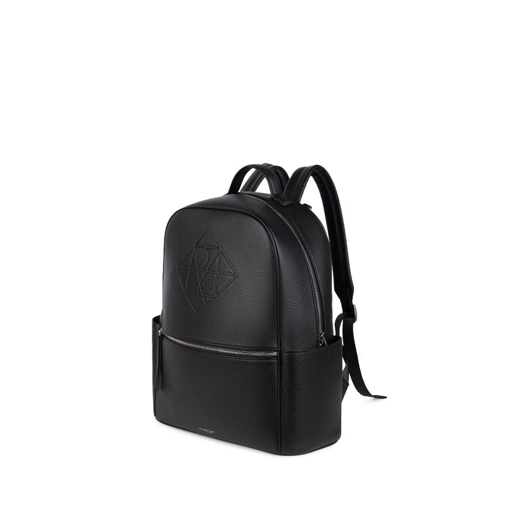 Le Vicky Sac à couches en cuir vegan noir - Lambert