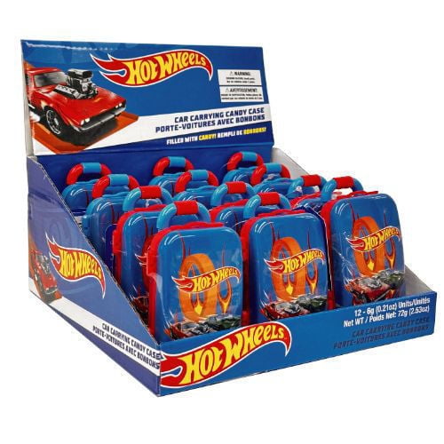 Valise porte-voiture Hot Wheels avec bonbons