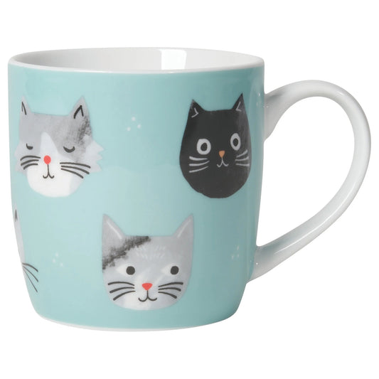 Tasse chats turquoise - Danica